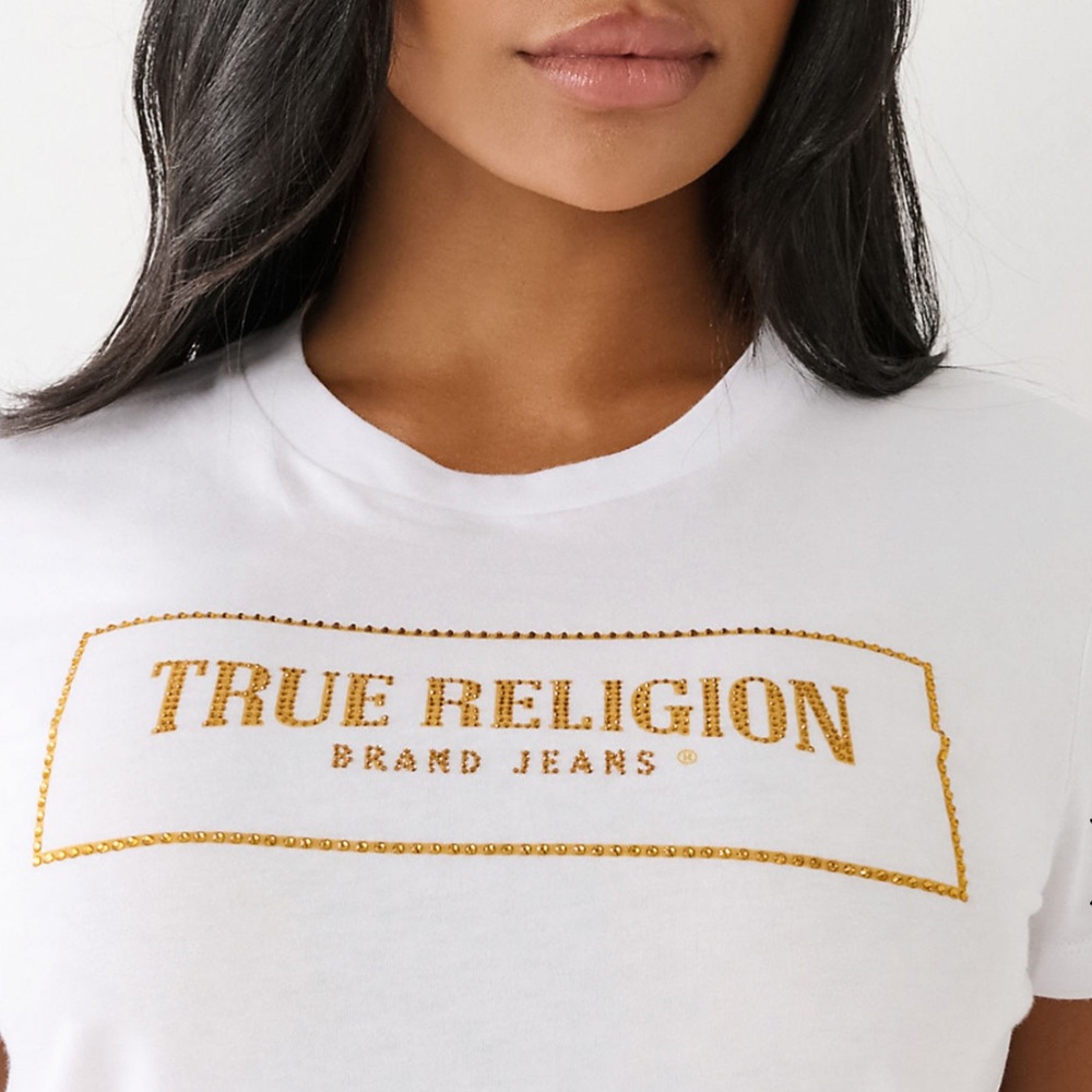 True Religion Crystal Logo Tee